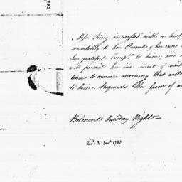 [Document, 1783 December 31]