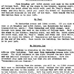 Announcements, 1985-11-07. ...