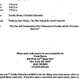 Announcements, 2000-05-17. ...