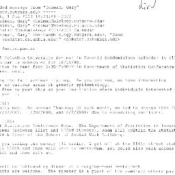Announcements, 2008-10-16. ...