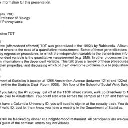 Announcements, 2008-11-20. ...