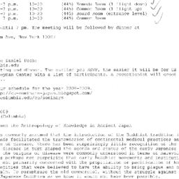 Correspondence, 2009-01-23....