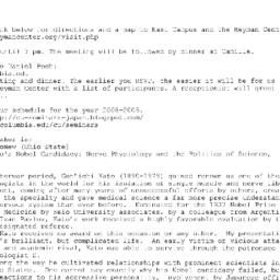 Announcements, 2009-04-24. ...