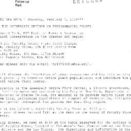 Announcements, 2008-02-07. ...
