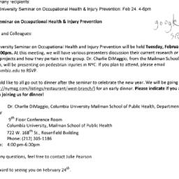 Announcements, 2009-02-24. ...