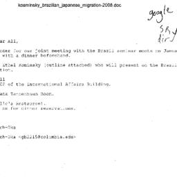 Announcements, 2009-01-22. ...