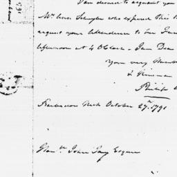 Document, 1791 October 27
