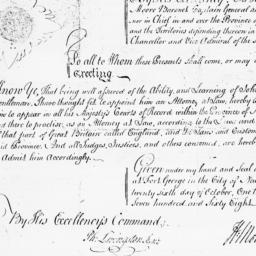 Document, 1768 October 26