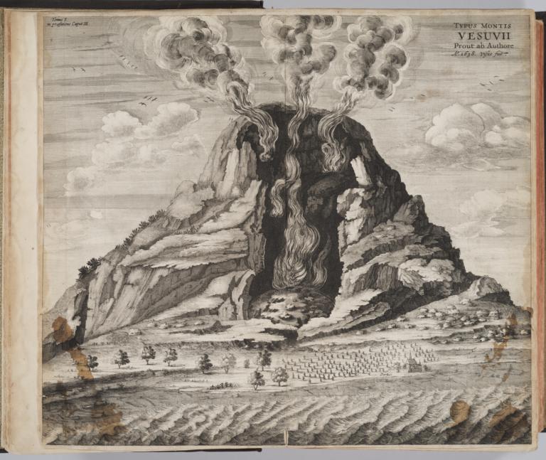 Illustration, 'Typus Montis Vesuvii'