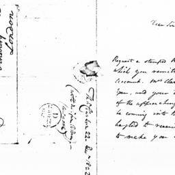 Document, 1822 December 22