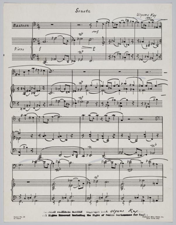 Sonata, page 1