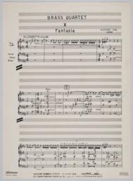 Brass Quartet: Full score, page 1