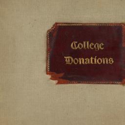 Records of College Donations