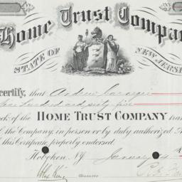 Carnegie Home Trust Company...
