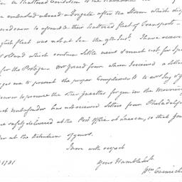 Document, 1781 January 26
