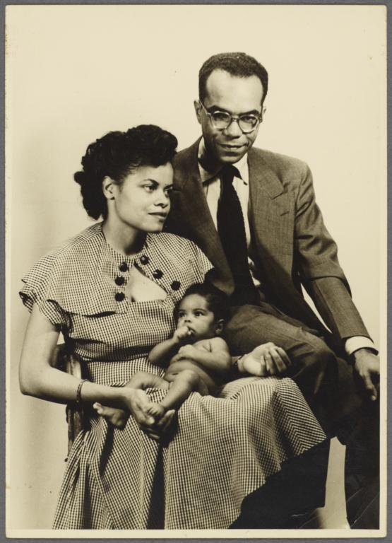 Barbara and Ulysses Kay with Baby Virginia