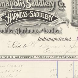 Indianapolis Saddlery Co.. ...