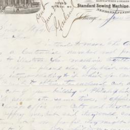 H. C. Goodrich. Letter