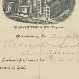 Thomas Kitson & Son. Le...