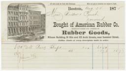 American Rubber Co.. Bill - Recto