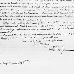 [Document, 1811 May 20]