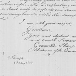 [Document, 1788 May 01]