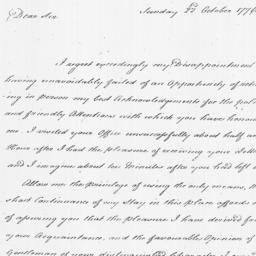 Document, 1776 October 22