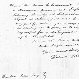 [Document, 1823 August 06]
