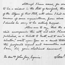 Document, 1822 January 30