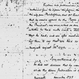 Document, 1793 August 12