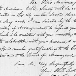 [Document, 1819 March 25]
