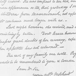[Document, 1809 December 07]