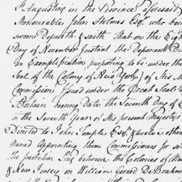Document, 1768 November 21