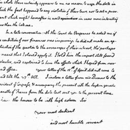 [Document, 1785 August 14]