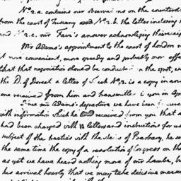 [Document, 1785 June 18]