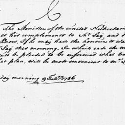 Document, 1786 February 09