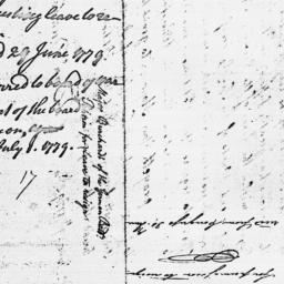 [Document, 1779 June 29]