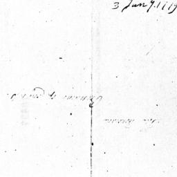 [Document, 1779 January 31]