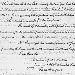 [Document, 1796 March 25]