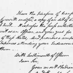 Document, 1779 August 29