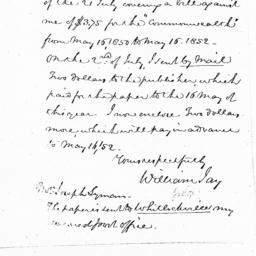 Document, 1851 August 28