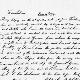 Document, 1779 June 19
