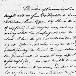 [Document, 1779 January 13]