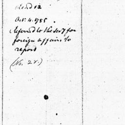 [Document, 1785 September 08]