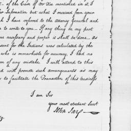 [Document, 1796 September 19]