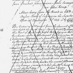 Document, 1719 August 12