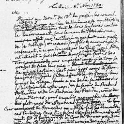 Document, 1789 November 08