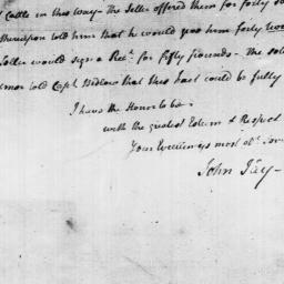 [Document, 1778 November 19]