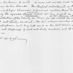 Document, 1796 April 12