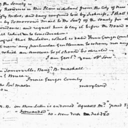 Document, 1824 February 22